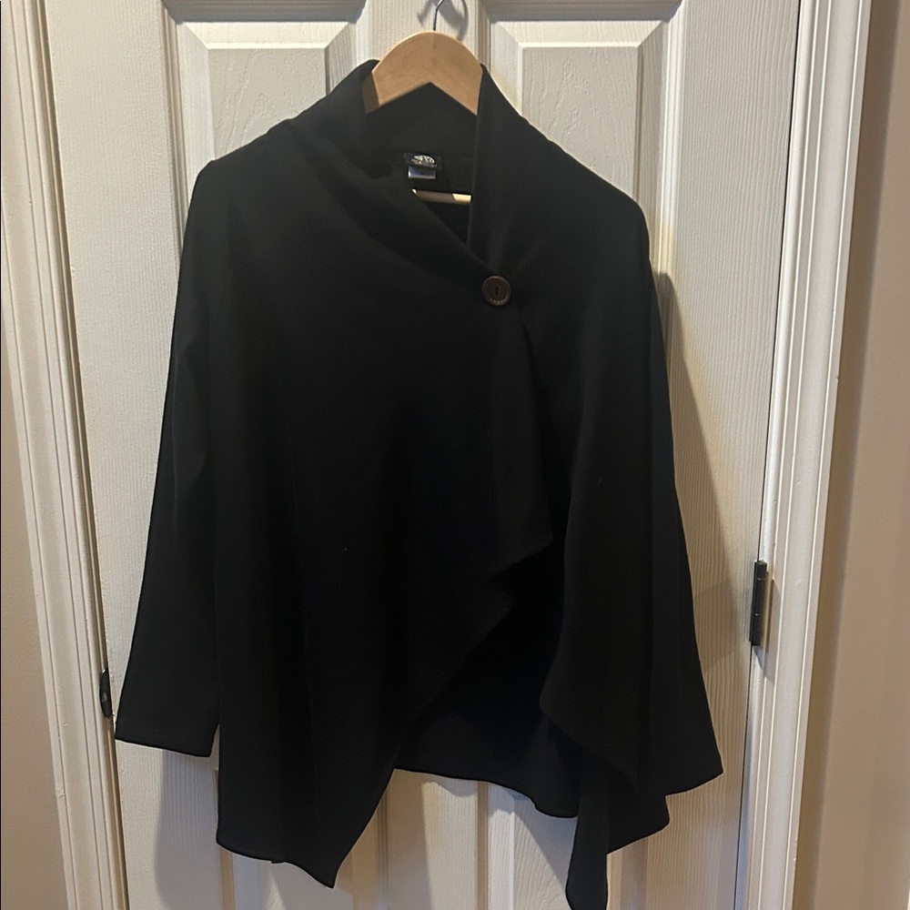 Bobeau Black Women's Poncho